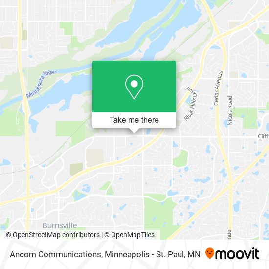 Mapa de Ancom Communications