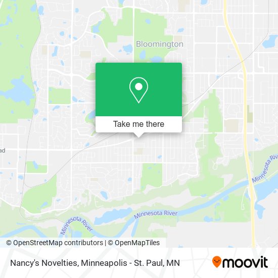 Nancy's Novelties map