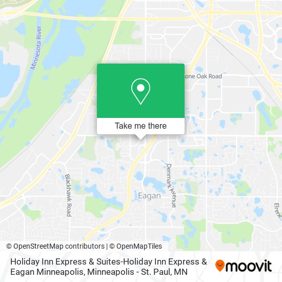 Holiday Inn Express & Suites-Holiday Inn Express & Eagan Minneapolis map