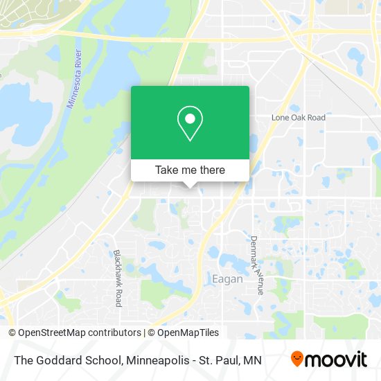 The Goddard School map