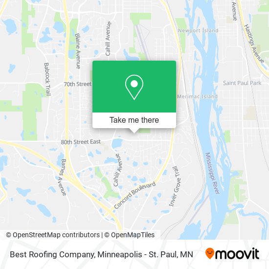 Mapa de Best Roofing Company