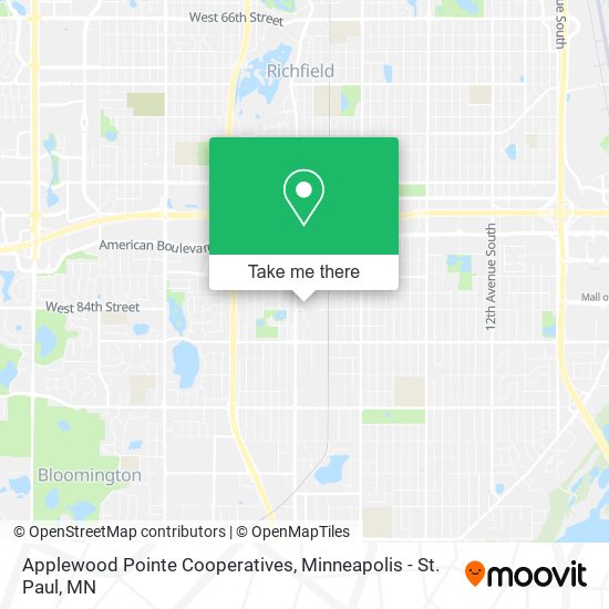 Applewood Pointe Cooperatives map