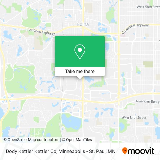 Dody Kettler Kettler Co map