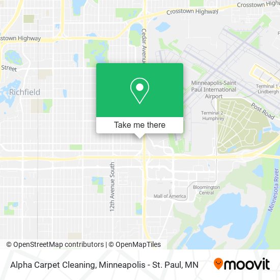 Mapa de Alpha Carpet Cleaning
