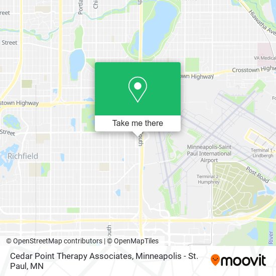 Mapa de Cedar Point Therapy Associates