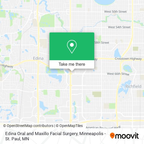 Edina Oral and Maxillo Facial Surgery map