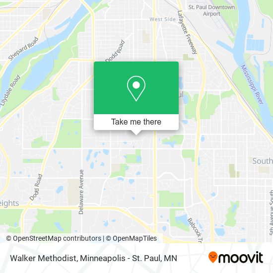 Walker Methodist map