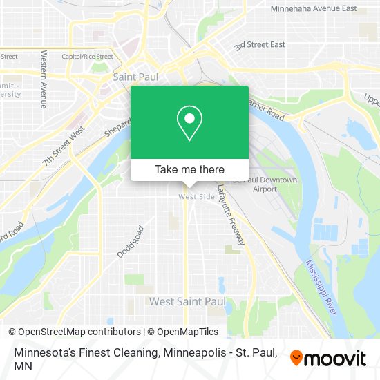 Minnesota's Finest Cleaning map