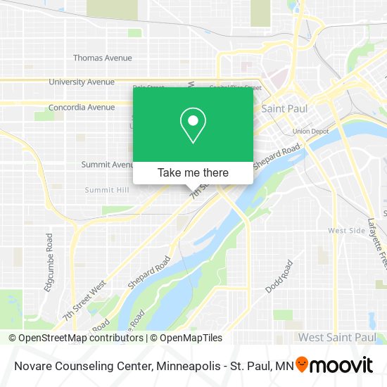 Novare Counseling Center map