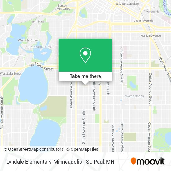 Lyndale Elementary map