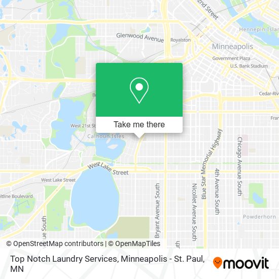 Mapa de Top Notch Laundry Services