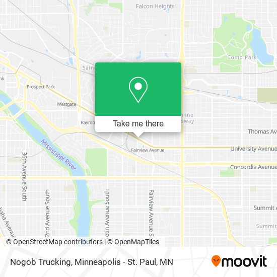 Nogob Trucking map