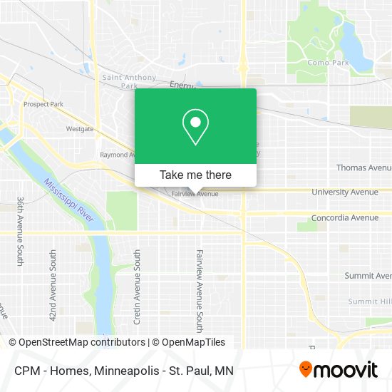 CPM - Homes map