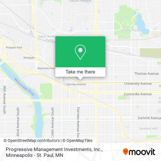 Progressive Management Investments, Inc. map