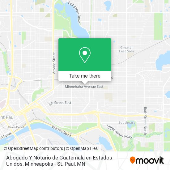 Abogado Y Notario de Guatemala en Estados Unidos map