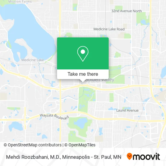 Mehdi Roozbahani, M.D. map
