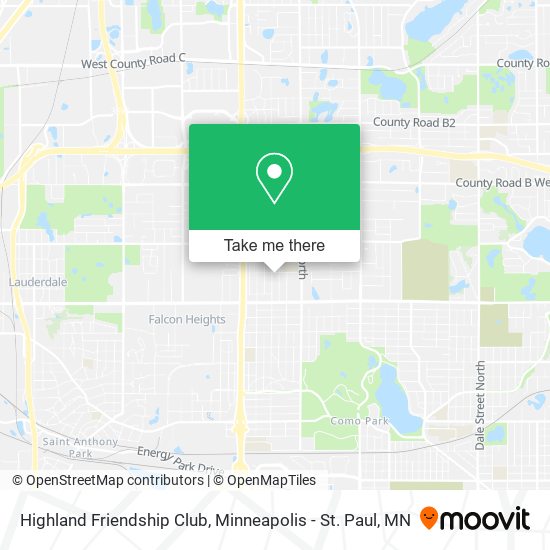 Mapa de Highland Friendship Club