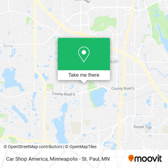 Car Shop America map