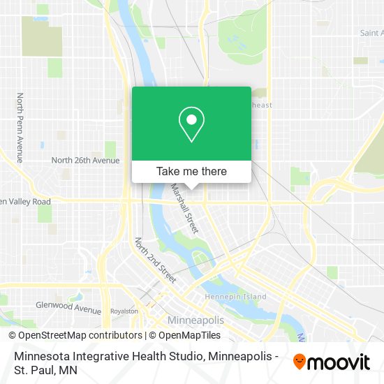 Mapa de Minnesota Integrative Health Studio