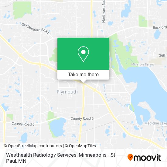 Westhealth Radiology Services map