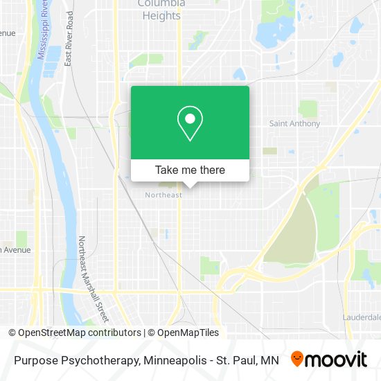 Purpose Psychotherapy map