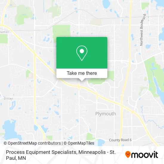 Mapa de Process Equipment Specialists