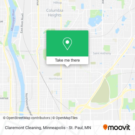 Mapa de Claremont Cleaning