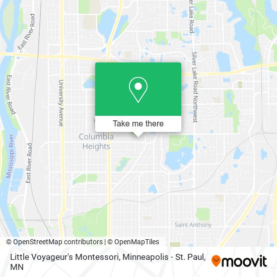 Mapa de Little Voyageur's Montessori