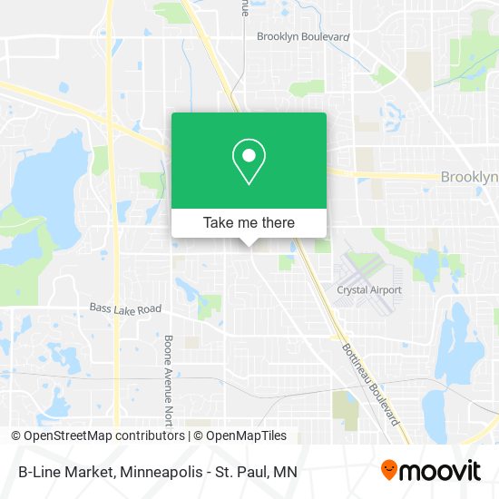 Mapa de B-Line Market