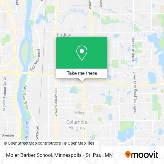 Moler Barber School map