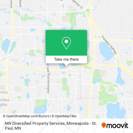 MN Diversified Property Services map