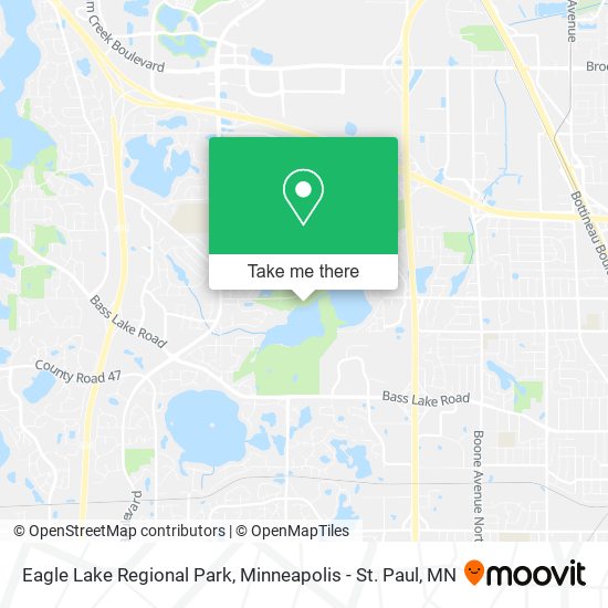 Eagle Lake Regional Park map