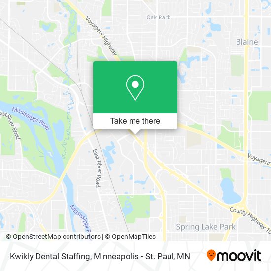 Kwikly Dental Staffing map