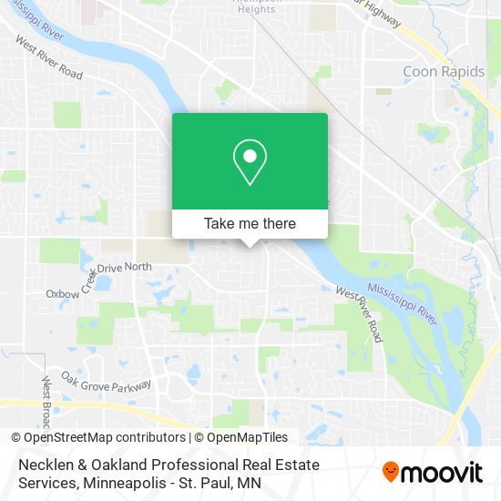 Necklen & Oakland Professional Real Estate Services map