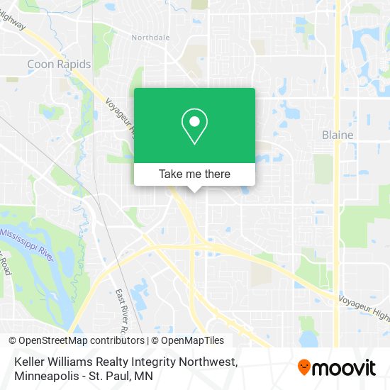 Mapa de Keller Williams Realty Integrity Northwest