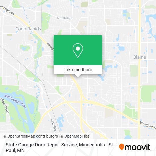 Mapa de State Garage Door Repair Service