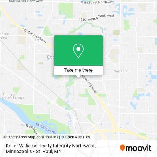 Keller Williams Realty Integrity Northwest map