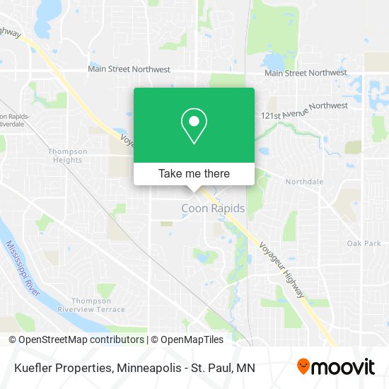 Kuefler Properties map