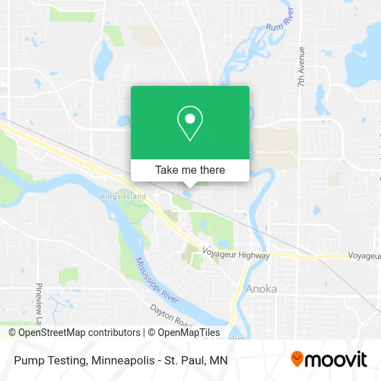 Pump Testing map