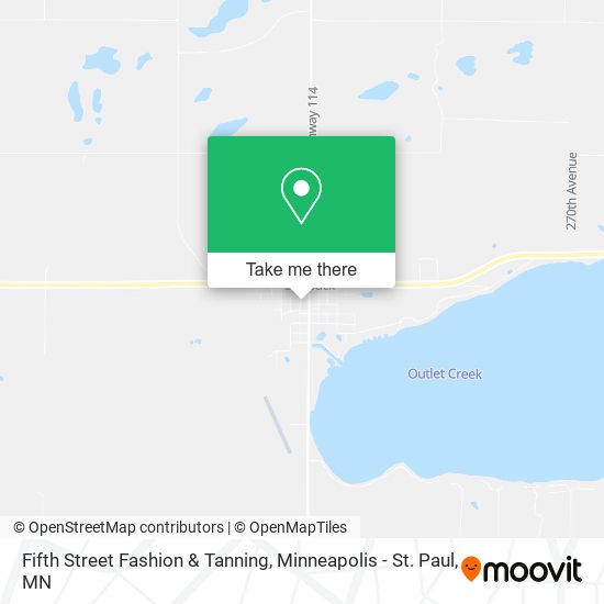 Mapa de Fifth Street Fashion & Tanning