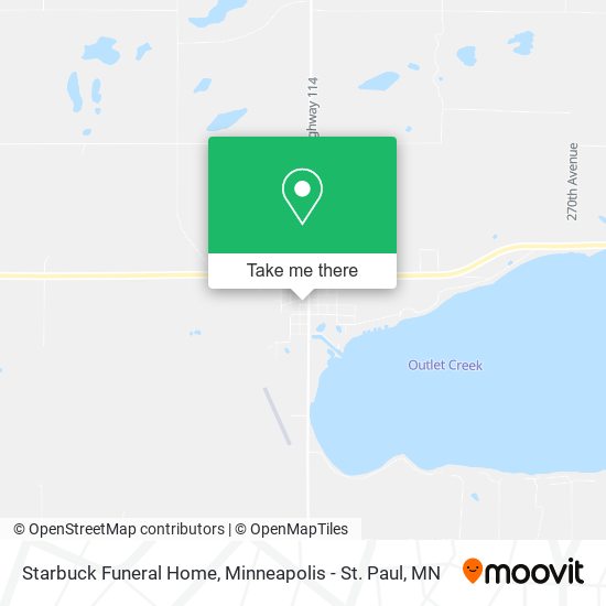 Mapa de Starbuck Funeral Home