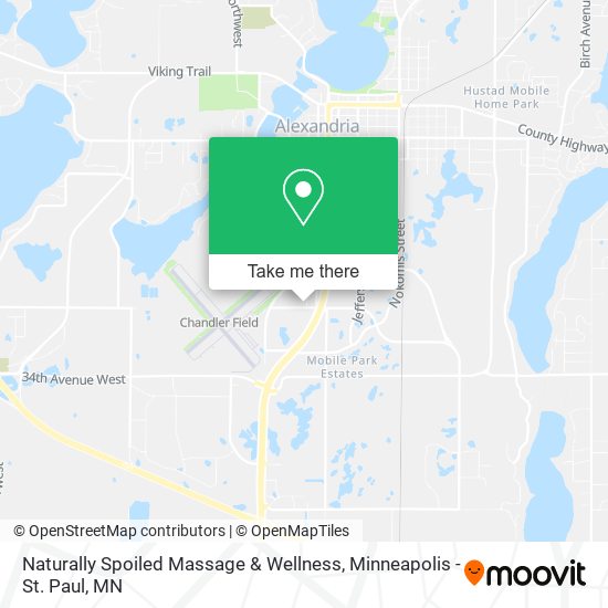Mapa de Naturally Spoiled Massage & Wellness