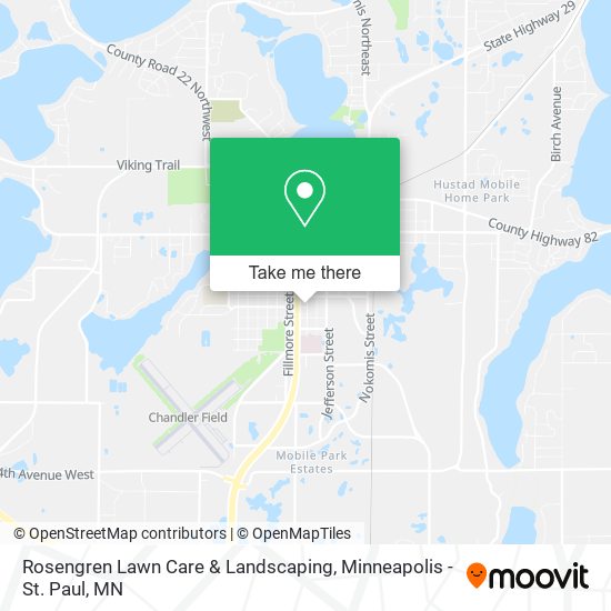 Rosengren Lawn Care & Landscaping map