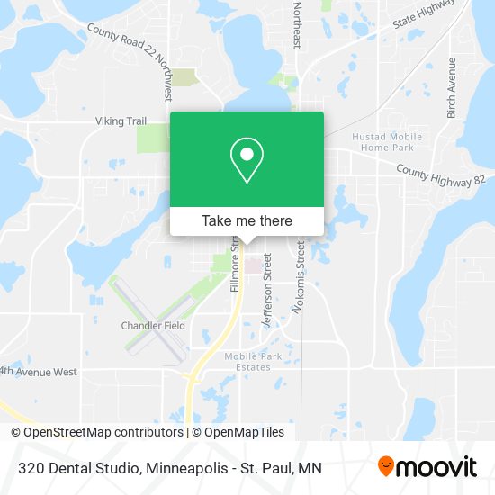 320 Dental Studio map