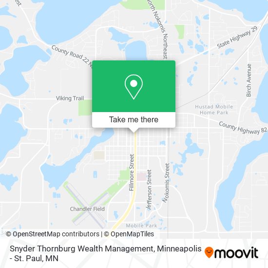 Snyder Thornburg Wealth Management map