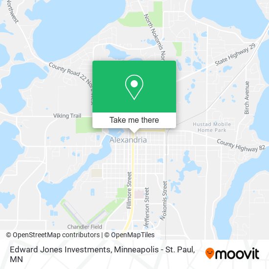 Mapa de Edward Jones Investments
