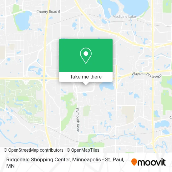 Ridgedale Shopping Center map