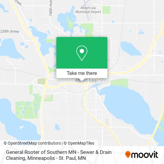 General Rooter of Southern MN - Sewer & Drain Cleaning map