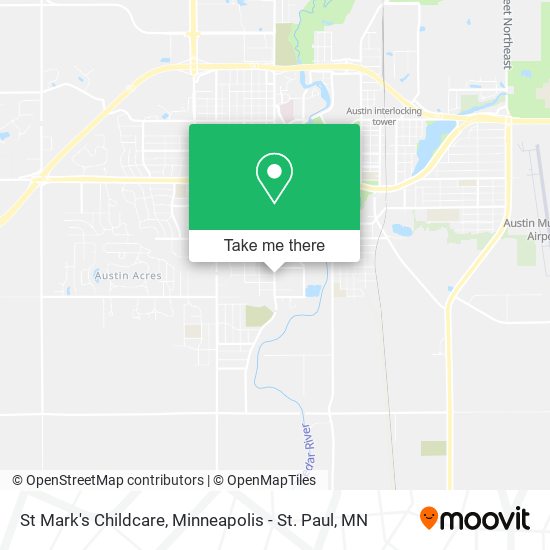St Mark's Childcare map