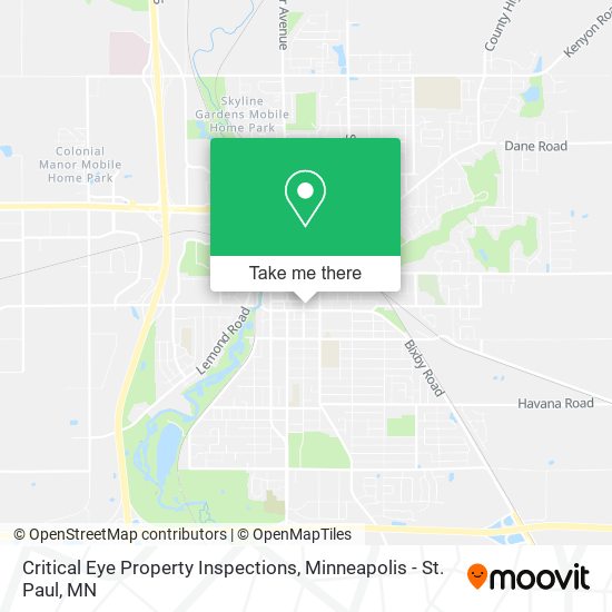 Mapa de Critical Eye Property Inspections